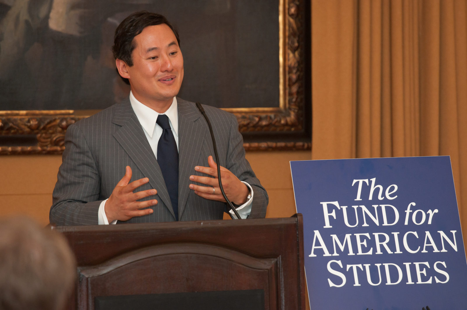 Former Deputy Assistant for the Attorney General’s Office of Legal Counsel at the U.S. Department of Justice, John Yoo, gave the keynote address.