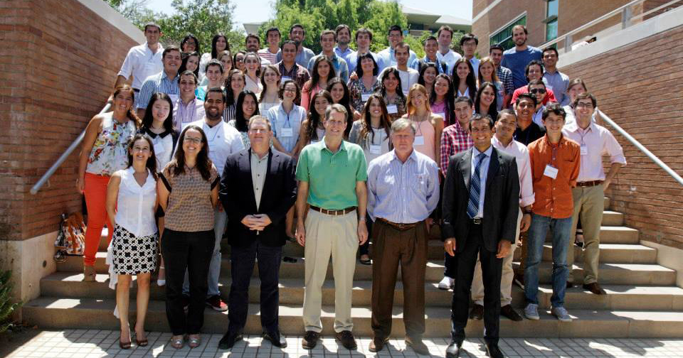 ILA 2015 students, professors and TFAS leadership pose for a photo at the University of the Andes in Santiago, Chile. 