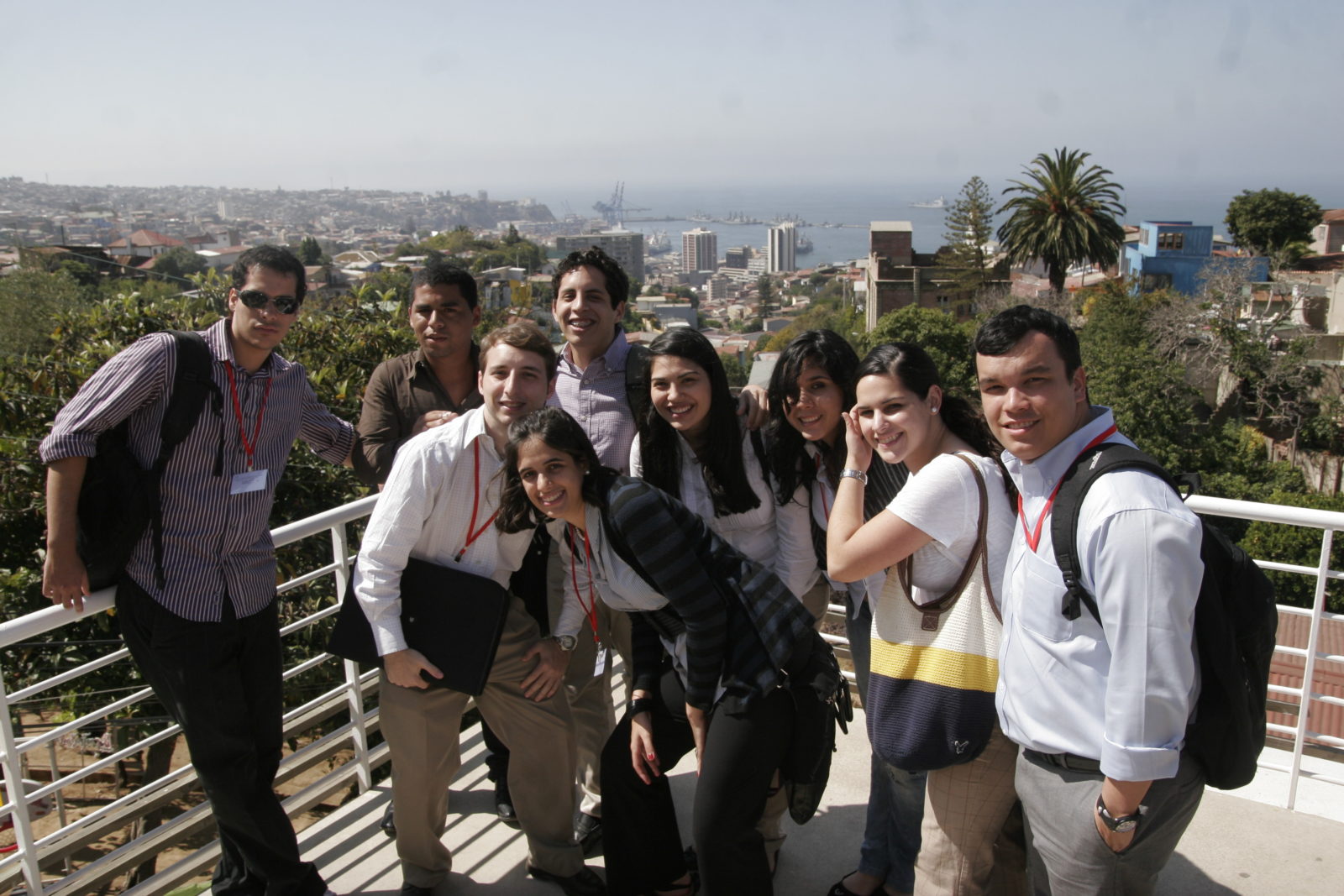 ILA students take in the views of Santiago, Chile.