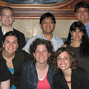 arson (bottom left) and Barber (bottom right) first met at the TFAS Minnesota Alumni Chapter dinner in 2007, which took place at Brit's Pub.