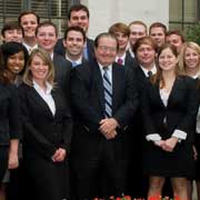  2010 LSI students meet Justice Antonin Scalia during a briefing at the Supreme Court.