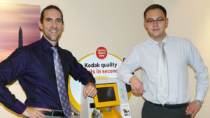Spendel and his Eastman Kodak supervisor, Stephen Ciccone