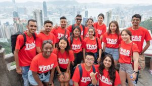 International Program students in Hong Kong