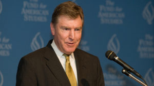 TFAS Legacy Society member Doug Todd gives remarks at TFAS Scholarship Awards Dinner in 2010. 