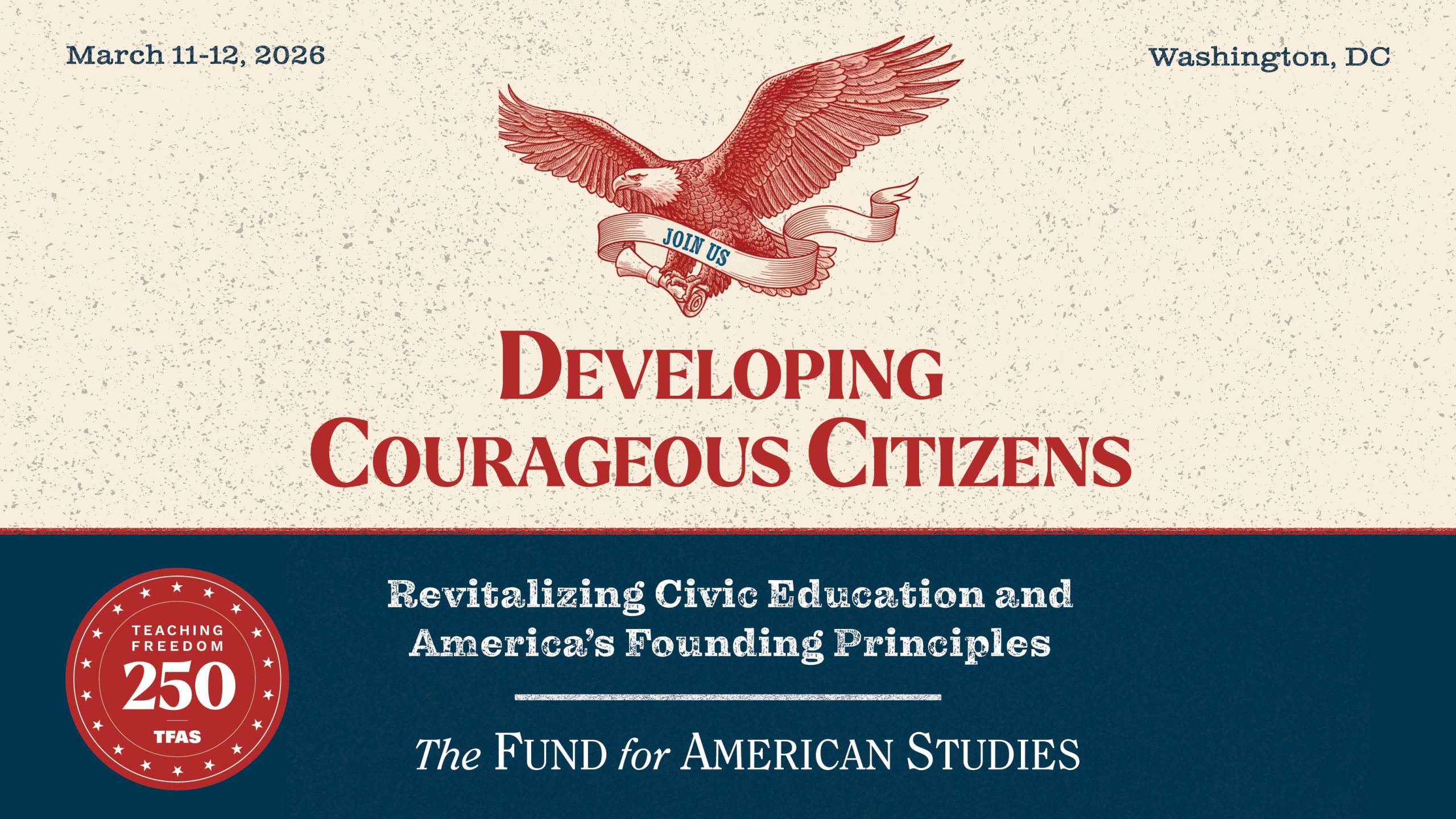Tfas Annual Conference Developing Courageous Citizens The Fund For